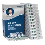 【7種規格】ZOBO正牌ZB-680一次性拋棄型雙芯菸嘴過濾器|粗中細專用|雙重高效過濾 抽吸順暢