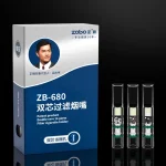 【7種規格】ZOBO正牌ZB-680一次性拋棄型雙芯菸嘴過濾器|粗中細專用|雙重高效過濾 抽吸順暢