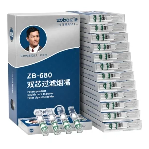 【7種規格】ZOBO正牌ZB-680一次性拋棄型雙芯菸嘴過濾器|粗中細專用|雙重高效過濾 抽吸順暢