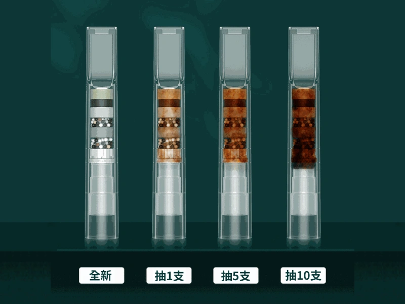 【6種規格】ZOBO正牌ZB-818奈米微晶一次性拋棄型過濾菸嘴|粗/中粗/中/細四用|高效過濾 順吸無阻
