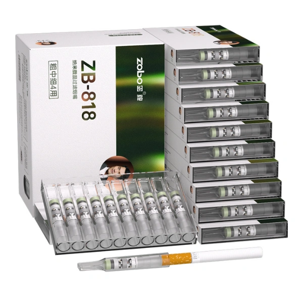 【6種規格】ZOBO正牌ZB-818奈米微晶一次性拋棄型過濾菸嘴|粗/中粗/中/細四用|高效過濾 順吸無阻