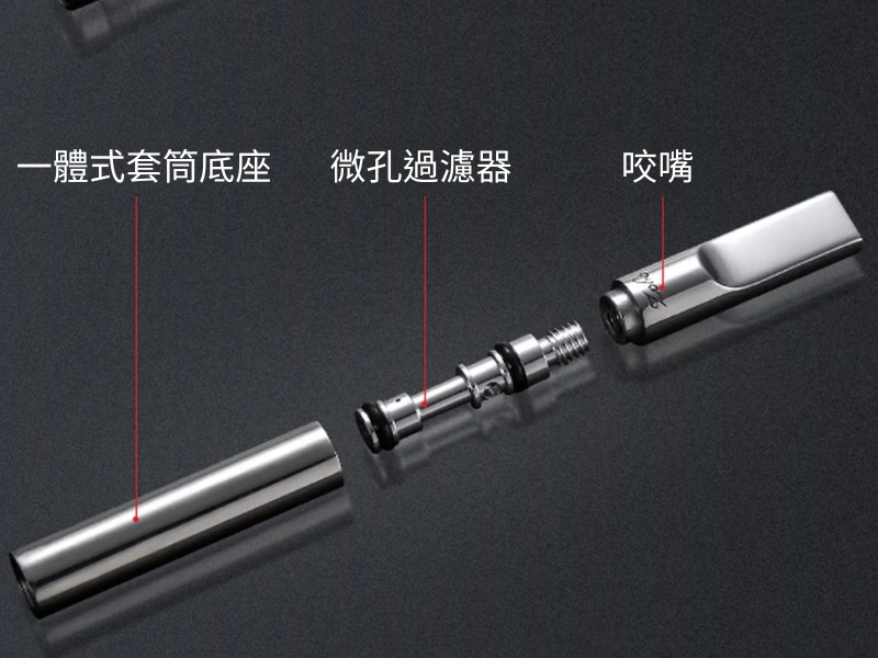 【粗中細三用款/中細煙通用款】ZOBO正牌循環型不鏽鋼煙嘴微孔過濾器|304不鏽鋼材質耐腐蝕|可清洗重複使用