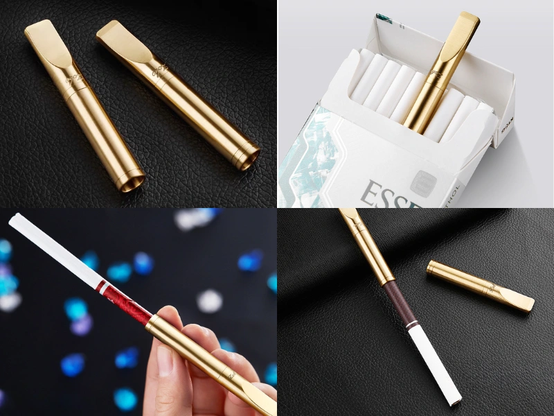 【粗細雙用/中細雙用】ZOBO正牌循環型黃銅煙嘴過濾器|可清洗重複使用|耐腐蝕抑菌