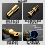 【產品細节】黑色_金色ZOBO正牌 鏤空全金屬香菸濾嘴一支 附碳纖維收納套(粗中細一體三用・可循環清洗)禮盒裝