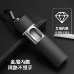 【5色可選】便攜式隨身迷你金屬菸灰缸|密封不漏灰抽屜結構|小機身大容量|戶外便攜安全掛扣設計