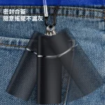 【5色可選】便攜式隨身迷你金屬菸灰缸|密封不漏灰抽屜結構|小機身大容量|戶外便攜安全掛扣設計