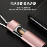 【5色可選】便攜式隨身迷你金屬菸灰缸|密封不漏灰抽屜結構|小機身大容量|戶外便攜安全掛扣設計