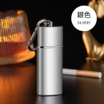 【5色可選】便攜式隨身迷你金屬菸灰缸|密封不漏灰抽屜結構|小機身大容量|戶外便攜安全掛扣設計