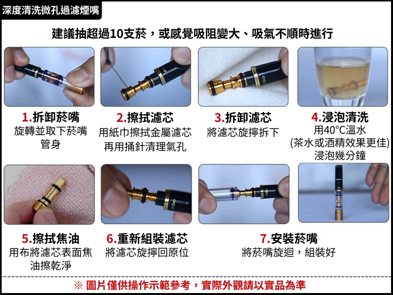 深度清洗微孔過濾煙嘴教學